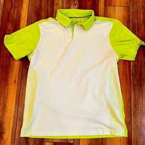 Under Armour “heatgear” golf shirt. LG